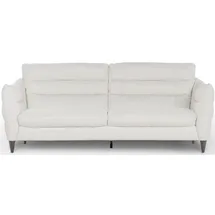 Calia Italia Couch Leder 3-Sitzer Weiß