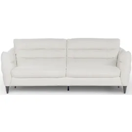 Calia Italia Couch Leder 3-Sitzer Weiß
