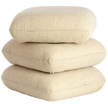 Light & Living Pouf 44,5 x 44,5 x 44,5 cm Creme