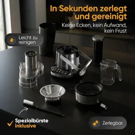 Proficook PC AE 1326 Slow Juicer schwarz