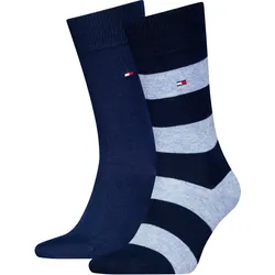 TOMMY HILFIGER Herren Socken Rugby 2er Pack