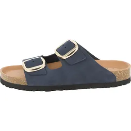 Piece of Mind Comfort Pantoletten Ergonomisches Fußbett, pflanzlich gegerbtes Nubuk Leder, Äußerst bequemes Laufen