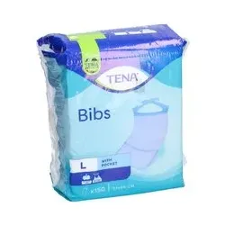 Tena Bib Bavoirs jetables pour adultes M/L 37 x 68 cm Lingette(S) 150 pc(s)