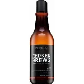 Redken Brews 3-in-1 Shampoo, Conditioner & Body Wash 300 ml