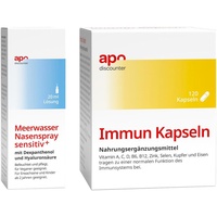 apo-discounter.de Immunsystem Sparset - Immun Kapseln + befeuchtendes Nasenspray