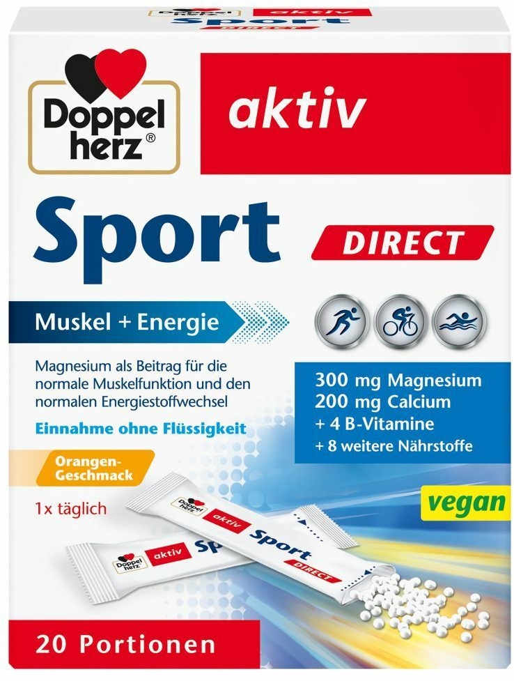 Doppelherz® Sport Direct Vitamine + Mineralien Tabletten 20 St 20 St Tabletten