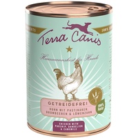 Terra Canis 6x 400g Huhn mit Pastinaken, Löwenzahn und Brombeeren Terra Canis getreidefreies Hundefutter nass