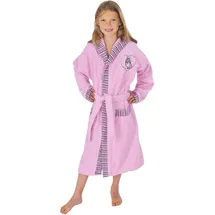 Wörner Kinderbademantel WÖRNER "Pferd rosa" Gr. 140, rosa, L:85cm, Baumwoll-Webfrottier, Hausmäntel, mit Stickerei, mit Taschen, maschinenwaschbar, trocknergeeignet