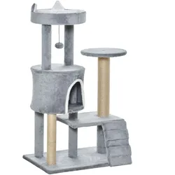 PawHut Kratzbaum Spanplatte, Jute