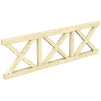 SKANHOLZ Brüstung Andreaskreuz