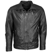 JCC Lederjacke 31020351 in schwarz | Gr.: 48