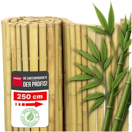 Noor Sichtschutzmatte 150 x 250 cm Beige Bambus