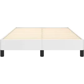 vidaXL Boxspringbett 120 x 190 cm Weiß