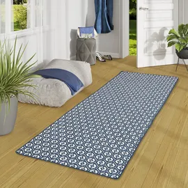 Snapstyle Cape Cod Teppichläufer 100 x 300 cm Dunkelblau