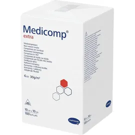 hartmann h Medicomp® extra unsterile Vlieskompresse - 100 Stück 10 x 20 cm