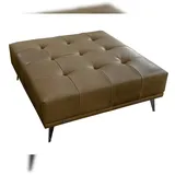 KAWOLA Hocker WIOLO Leder cognac