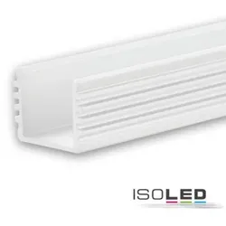 LED Aufbauprofil SURF12 BORDERLESS Aluminium pulverbeschichtet weiß RAL 9010 200cm