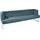 K+W Komfort & Wohnen Polsterbank Creso Blau 202 x 83 x 67 cm