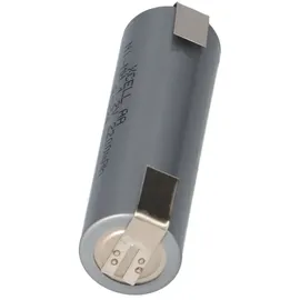 XCell Akku Mignon AA 2200 mAh 1,2V NiMh mit U Lötfahne Flattop Hochstrom