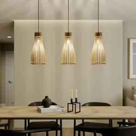 envostar Furn Hängeleuchte, Birkensperrholz, 3fl