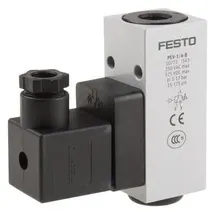 Festo PEV-1/4-B (10773) Druckschalter Entspricht Norm:EN 60947-5-1 Zulassung:CCC Messgröße:Relativdruck