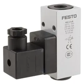 Festo PEV-1/4-B (10773) Druckschalter Entspricht Norm:EN 60947-5-1 Zulassung:CCC Messgröße:Relativdruck