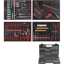 KS Tools Werkzeugwagen Chrom-Vanadium-Stahl 21,8 kg mit Bestückung