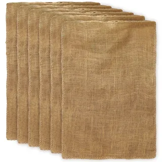 ZEONHEI 6 Stück 50 x 80 cm große Jutesäcke, natürlicher Sackleinen-Kartoffel- und Gemüsesack, Jute-Sack, Kartoffel-Aufbewahrungssack für Kartoffeln, Gemüse, Bohnen, Frostschutz, hält 25 kg