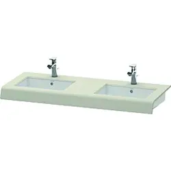 Duravit DuraStyle Waschtisch-Konsole DS829C09191 55x80x10cm, 2 Ausschnitte, Taupe