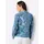 Creation L Premium Jackenblazer CREATION L PREMIUM "Seiden-Blazer", Damen, Gr. 50, himmelblau, eisblau, bedruckt, 100% Seide, Blazer