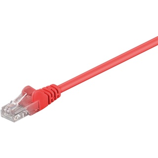 goobay CAT 5e Patchkabel, U/UTP, Rot,