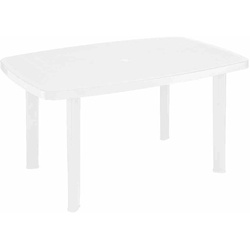 PROGARDEN  Faro Faro Tisch, 140x90 cm, weiß