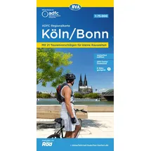 Bva Bikemedia ADFC-Regionalkarte Köln/Bonn 1:75.000, reiß- und wetterfest, GPS-Tracks Download