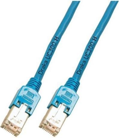 Draka Hersteller: EFB Elektronik RJ45 Patchkabel F/UTP, Cat.5e, TM11, UC300, 1m, blau Das in Europa gefert (FTP, CAT5e, 1 m), Netzwerkkabel