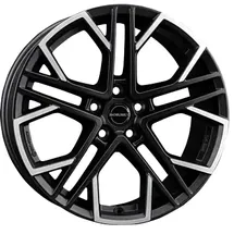 Borbet XV 8,5 x 19 5 x 114,3 ET35 MB72,5 Schwarz Poliert Matt