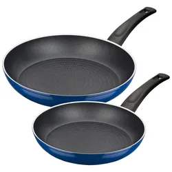GSW Bratpfannen-Set DREAM LINE 24 + 28 cm mit Antihaft-Versiegelung + Wabenboden