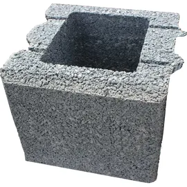 diephaus betonwerk gmbh Mauerstein Halbstein Quarzit 25 x 25 x 20 cm
