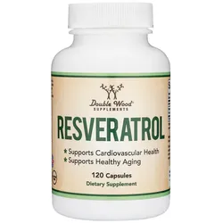 Double Wood Supplements Resveratrol (120 Kapseln)