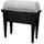 Jelenia Plast Hochbeet mit Haube 100 x 50 x 107 cm Schwarz