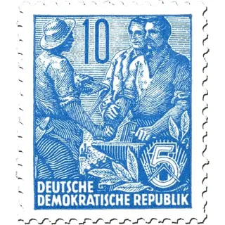 Briefmarken Fünfjahresplan 1955, Michel-Nr. 453-458, postfrisch
