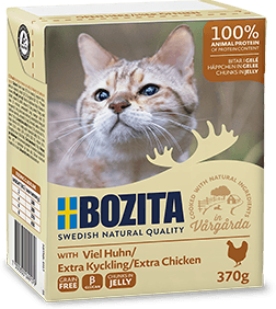 Bozita Feline Häppchen in Gelee, Huhn 370g (Rabatt für Stammkunden 3%)