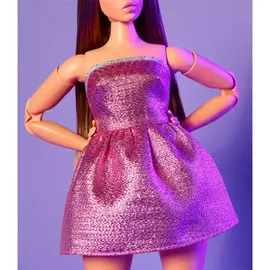 Barbie Signature Barbie Looks 23 - Curvy, Pink Mini Dress (HRM16)