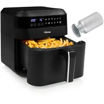 setpoint 6 Ltr. XXL Heißluftfritteuse ohne Fett & Öl, 9 Portionen Pommes, & Salzstreuer