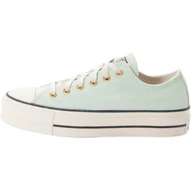 Converse Chuck Taylor All Star Lift Platform Suede Damen Beige/Mint 39