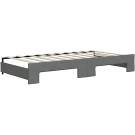 vidaXL Tagesbett 90 x 190 cm Dunkelgrau