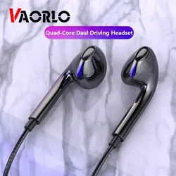 3,5 mm kabelgebundene Kopfhörer mit Bass-Ohrhörern, Stereo-Kopfhörer, Musik-Sport-Gaming-Headset mit Mikrofon für Xiaomi IPhone 5s-Kopfhörer
