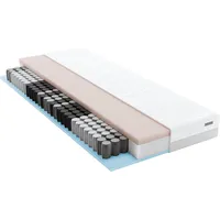 Taschenfederkernmatratze SCHLARAFFIA "myNap Premium TFK-Matratze, in 90x200 und weiteren Größen erhältlich", weiß, B:90cm H:19cm L:200cm, Bezug: 100% Polyester. Steppfüllung: 100% Polyester, Matratzen, Taschenfederkernmatratze, Testsieger Stiftung Warentest 10/2023, Note 1,6, Topseller
