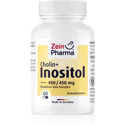 ZeinPharma Cholin-Inositol 450/450 mg Kapseln zur Unterstützung des Stoffwechsels 60 KAP