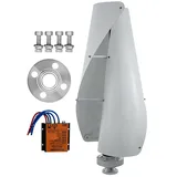 12V 400W Windgenerator Vertikale Spiralwindkraft-Turbinengenerator mit Controller, Helix-Magnetschwebachse Achse Windturbinengenerator Windgenerator Macht für den Garten im Freien