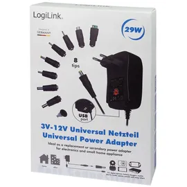 Logilink Universalnetzteil 12W Schwarz